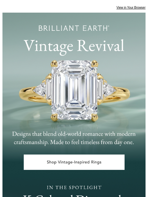 brilliantearth newsletter: THE ring of your wildest dreams