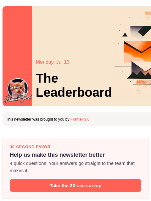 producthunt newsletter: 😸 Get paid to break AI