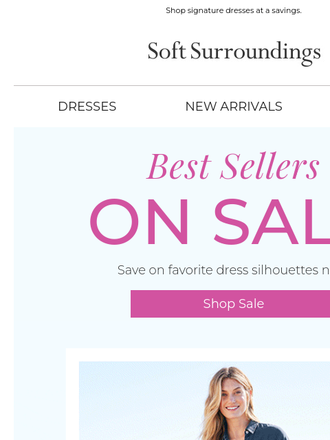 softsurroundings newsletter: Summer Best Sellers on Sale