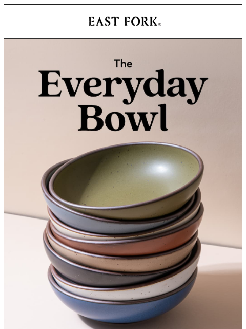 eastfork newsletter: If you only had one bowl...