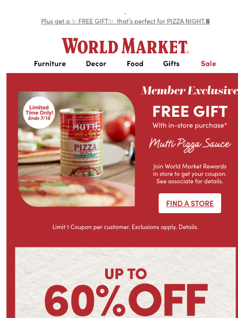 Plus get a ✨ FREE GIFT✨ that's perfect for PIZZA NIGHT.🍕 ‌ ‌ ‌ ‌ ‌ ‌ ‌ ‌ ‌ ‌ ‌ ‌ ‌ ‌ ‌ ‌ ‌ ‌ ‌ ‌ ‌ ‌ ‌ ‌ ‌ ‌ ‌ ‌ ‌ ‌ ‌ ‌ ‌ ‌ ‌ ‌ ‌ ‌ ‌ ‌ ‌ ‌ ‌ ‌ ‌ ‌ ‌ ‌ ‌ ‌ ‌ ‌ ‌ ‌ ‌ ‌ ‌ ‌ ‌ ‌ ‌ ‌ ‌ ‌ ‌ ‌ ‌ ‌ ‌ ‌