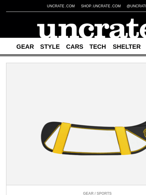 uncrate newsletter: Odyssey Happy Gilmore Hockey Stick Putter & more