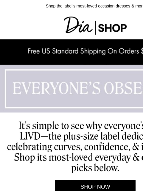 dia newsletter: Everyone's Obsessed: LIVD Bestsellers