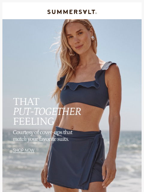 summersalt newsletter: Favorite Suit, Meet Your Dream Cover-Up