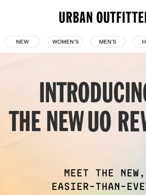 urbanoutfitters newsletter: Introducing… the NEW UO Rewards 🎁