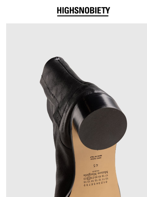 highsnobiety newsletter: New Arrivals: Jean Paul Gaultier, adidas, Margiela...