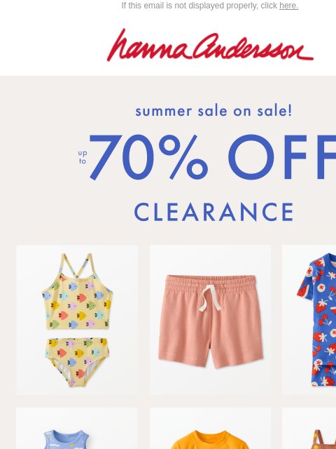 hannaandersson newsletter: Styles Worth A Second Look