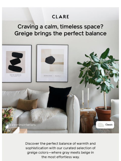 clare newsletter: This neutral is anything but boring