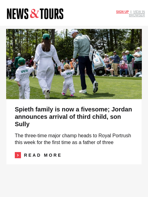 golfdigest newsletter: The entire British Open field, ranked