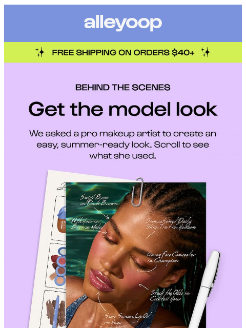 meetalleyoop newsletter: Get photoshoot-ready with us 📷✨