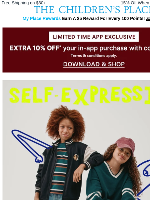 childrensplace newsletter: Up to 60% Off SMART DEALS HAPPENING NOW!