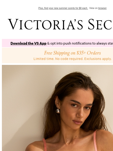 victoriassecret newsletter: The Perfect ($29.50) Everyday Bra