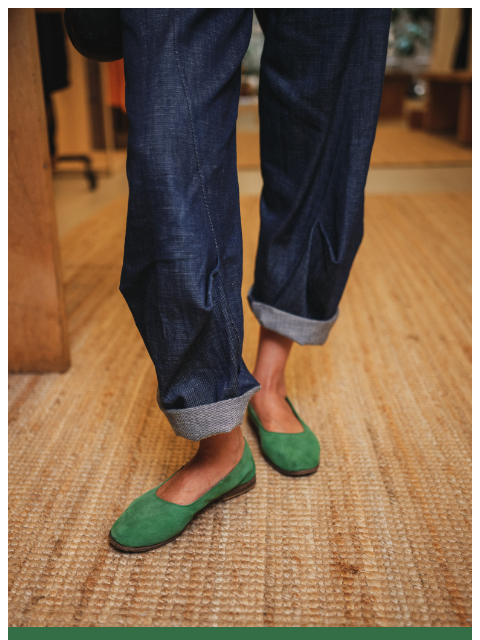 sabah newsletter: Babets & Sandals in Green 🍃