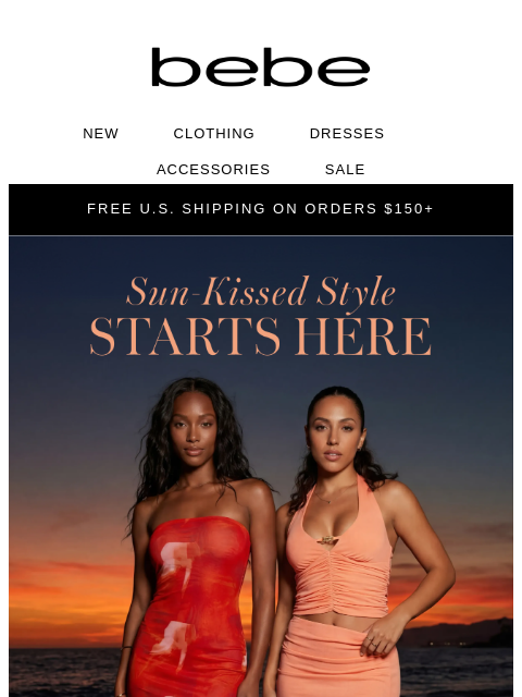 bebe newsletter: Chase The Sunset