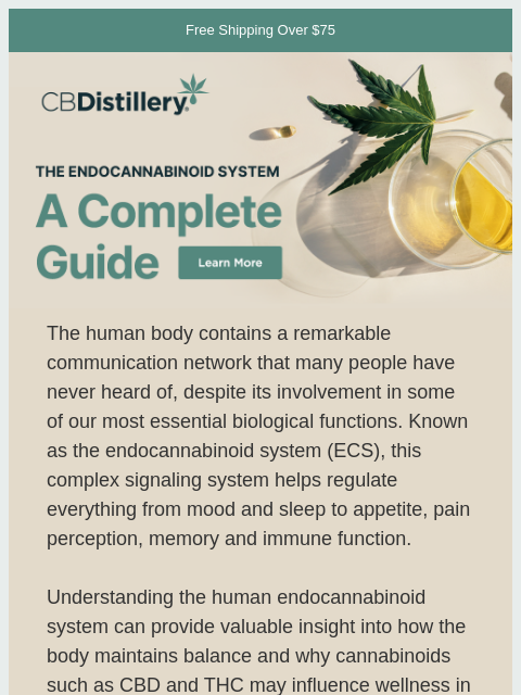 thecbdistillery newsletter: What is the Endocannabinoid System, and what does ...