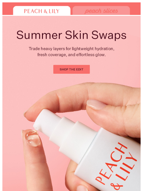 peachandlily newsletter: Your routine wants a refresh
