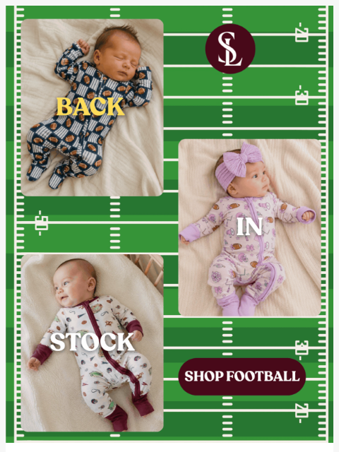 spearmintlove newsletter: 🚨🏈Just Restocked: Football