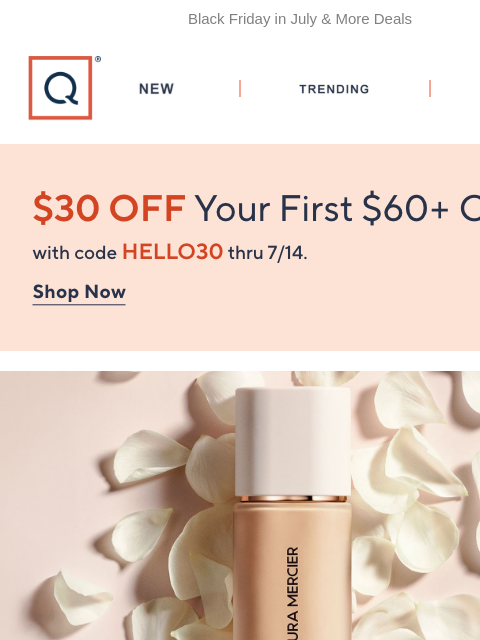 qvcemail newsletter: Thru Tonight! Beauty Ships Free
