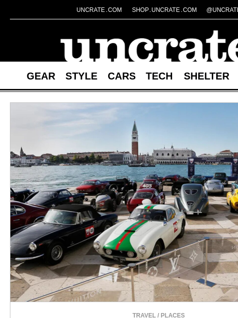 uncrate newsletter: Louis Vuitton Dolomites Classic Run & more