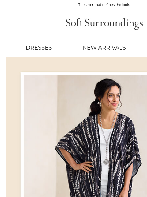 softsurroundings newsletter: Topper to Love