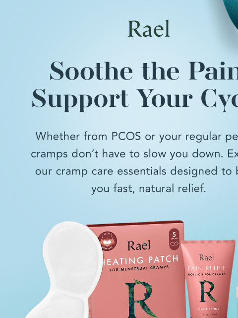 getrael newsletter: When Cramps Strike, Be Ready