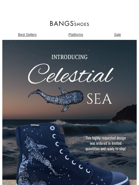 bangsshoes newsletter: Something magical just surfaced...✨💙