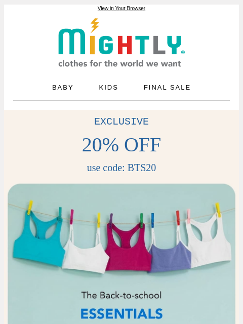 mightly newsletter: Built for Class, Recess & Everything After