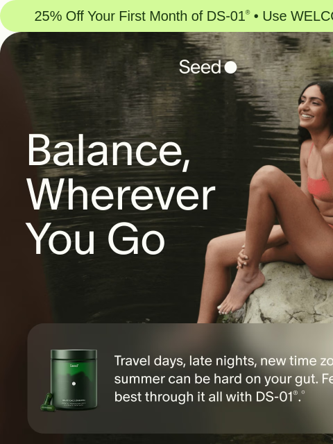 seed newsletter: Nothing holding you back.
