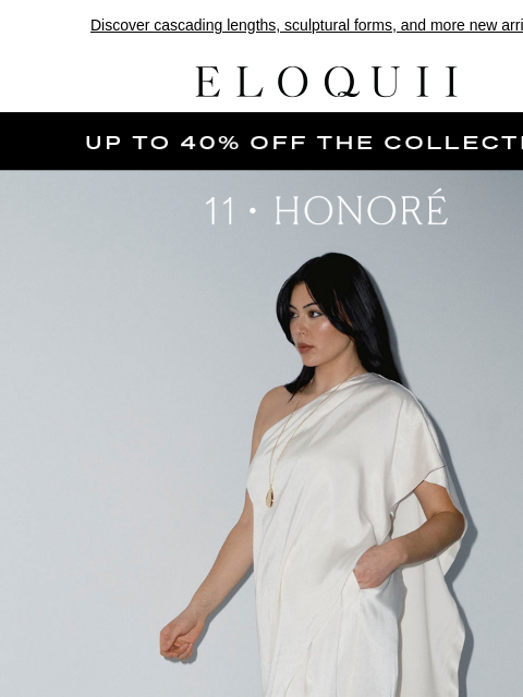 eloquii newsletter: Up to 40% off: SS'26 Collection