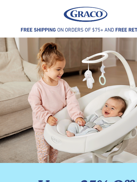 gracobaby newsletter: Up to 25% Off Baby Gear Favorites 🎆