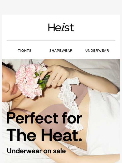 heist-studios newsletter: Perfect for the heat