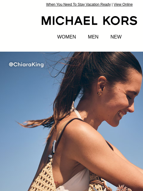 michaelkorsmail newsletter: Summer Staple: The Beachy Tote