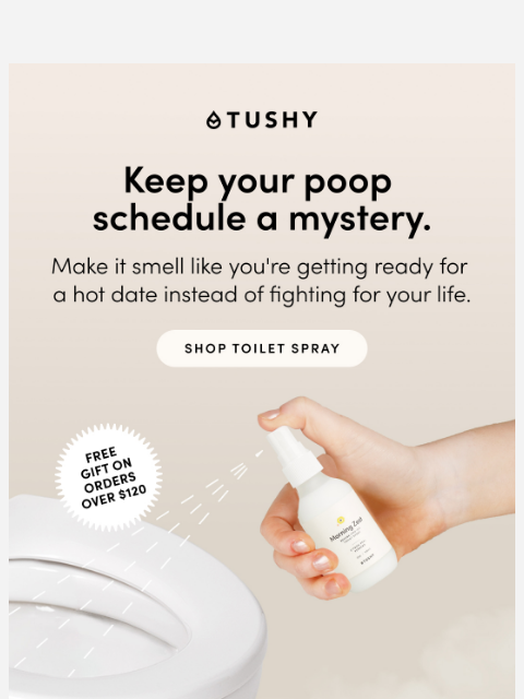 Lock down #2 odors with TUSHY Toilet Spray ͏ ͏ ͏ ͏ ͏ ͏ ͏ ͏ ͏ ͏ ͏ ͏ ͏ ͏ ͏ ͏ ͏ ͏ ͏ ͏ ͏ ͏ ͏ ͏ ͏ ͏ ͏ ͏ ͏ ͏ ͏ ͏ ͏ ͏ ͏ ͏ ͏ ͏ ͏ ͏ ͏ ͏ ͏ ͏ ͏ ͏ ͏ ͏ ͏ ͏ ͏ ͏ ͏ ͏ ͏ ͏ ͏ ͏ ͏ ͏ ͏ ͏ ͏ ͏ ͏ ͏ ͏ ͏ ͏ ͏ ͏ ͏ ͏ ͏ ͏ ͏ ͏ ͏ ͏