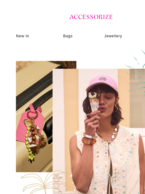accessorize newsletter: Inside: 50% off your packing list 🧳