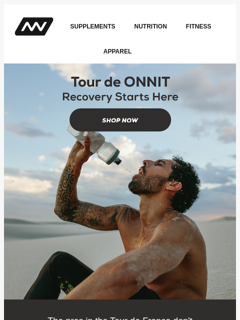 onnit newsletter: Recover like a pro