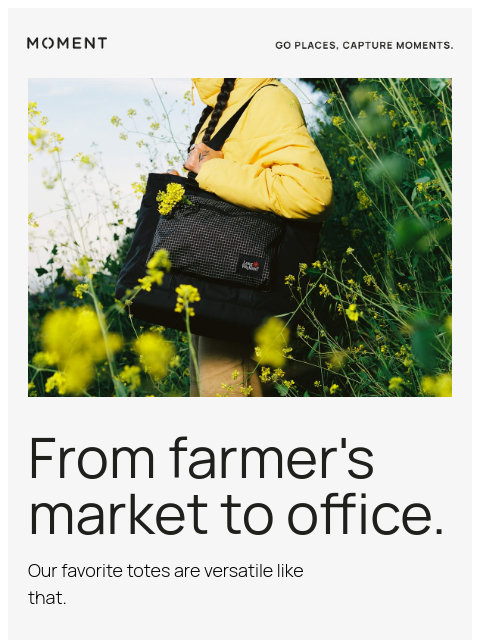 shopmoment newsletter: Our Favorite Totes