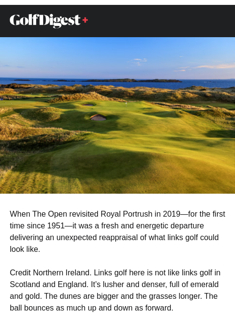 golfdigest newsletter: Watch: Every hole at Royal Portrush