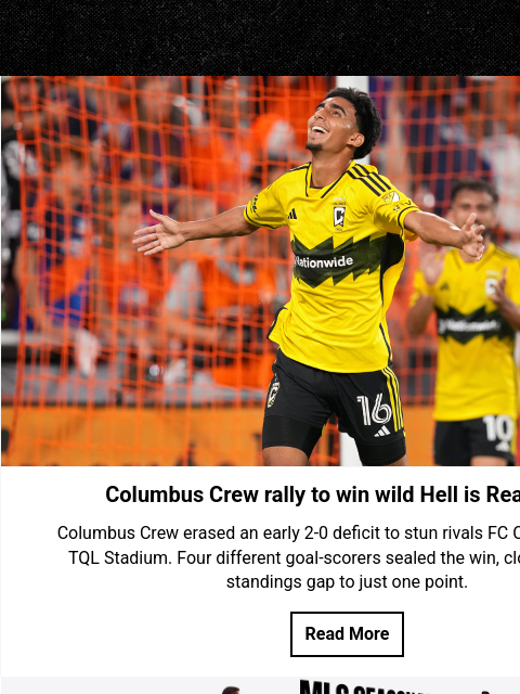 mlssoccer newsletter: Columbus Crew stun FC Cincinnati, Messi magic cont...