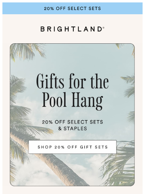 brightland newsletter: Don’t Show Up Empty-Handed!