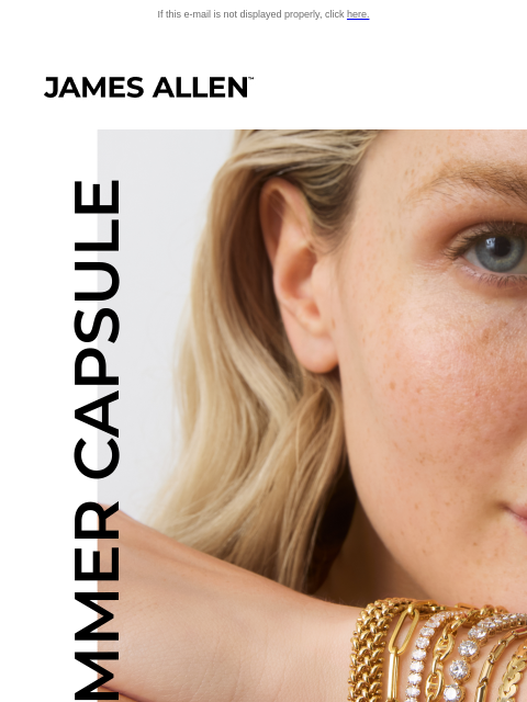 jamesallen newsletter: Endless Summer. Shimmering Shine.