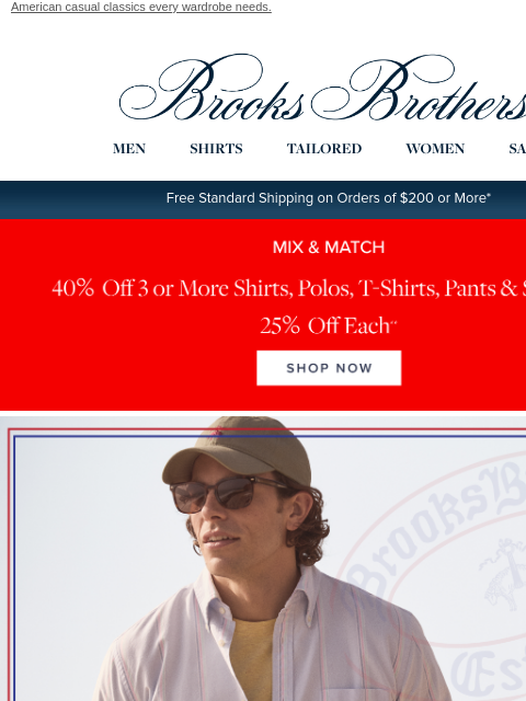 brooksbrothers newsletter: The Friday Shop: Up to 40% off