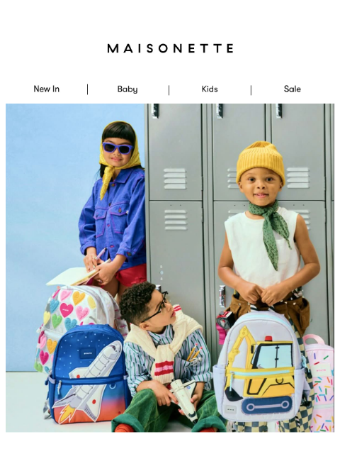 maisonette newsletter: STATE Backpacks Just Landed