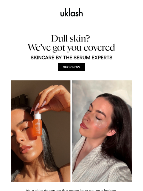 uklash newsletter: One routine, glowing skin and fuller-looking lashe...