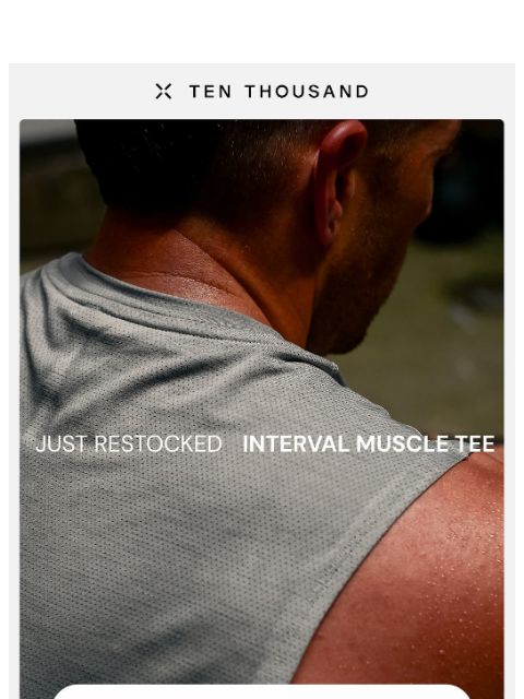 tenthousand newsletter: Just Restocked: Interval Tanks