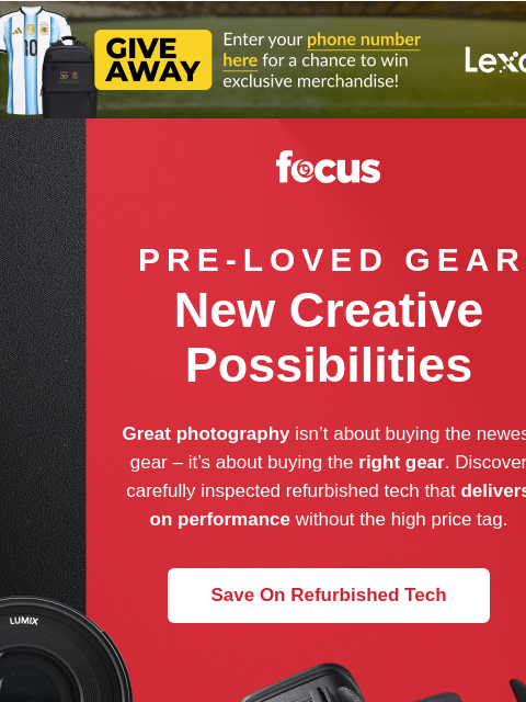 focuscamera newsletter: Your next camera could be less than you think