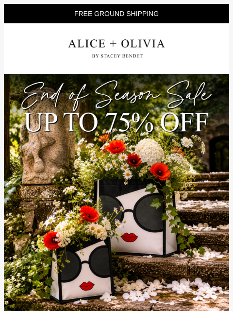 aliceandolivia newsletter: UP TO 75% OFF FLASH SALE ⚡️⚡️⚡️
