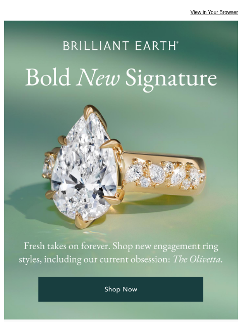 brilliantearth newsletter: Bold new takes on our best selling signature style...
