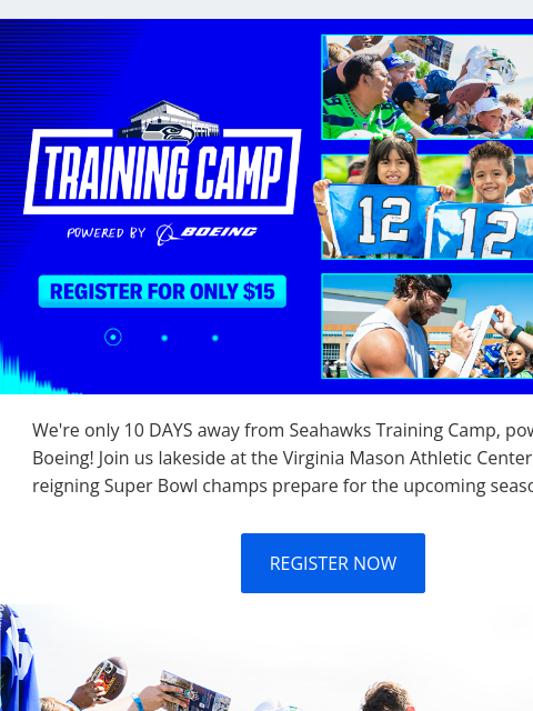 seahawksemail newsletter: ⏳ Just 10 DAYS Until Seahawks Training Camp!