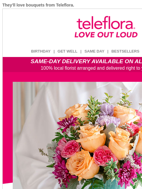 teleflora newsletter: Friends & Family Sale Starts Now 🎉 Enjoy 20% Off
