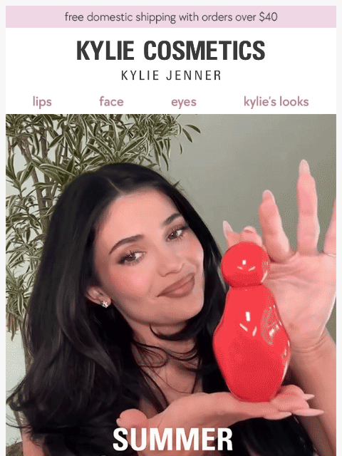 kyliecosmetics newsletter: love for cosmic intense ❤️‍🔥